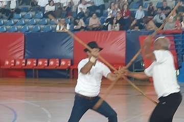 Encuentro nacional del juego del palo en Telde (Foto TA)